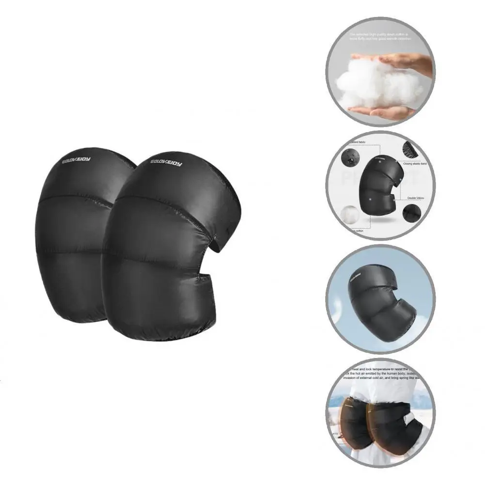 

Universal Down Knee Pads Water-proof Lint Winter Elbow Warmer Pads Winter Elbow Pads Down Knee Pads 1 Pair