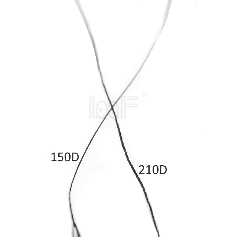 LOOF 1 шт. 1500 м/Катушка высокой интенсивности полиэфирная швейная машина нить для человеческих волос Уток Швейные ткацкие нити 210D
