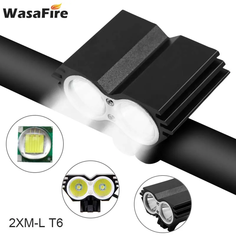 Wasafire 7000LM 2x T6 велосипед светильник MTB велосипедная рулевая колонка лампы