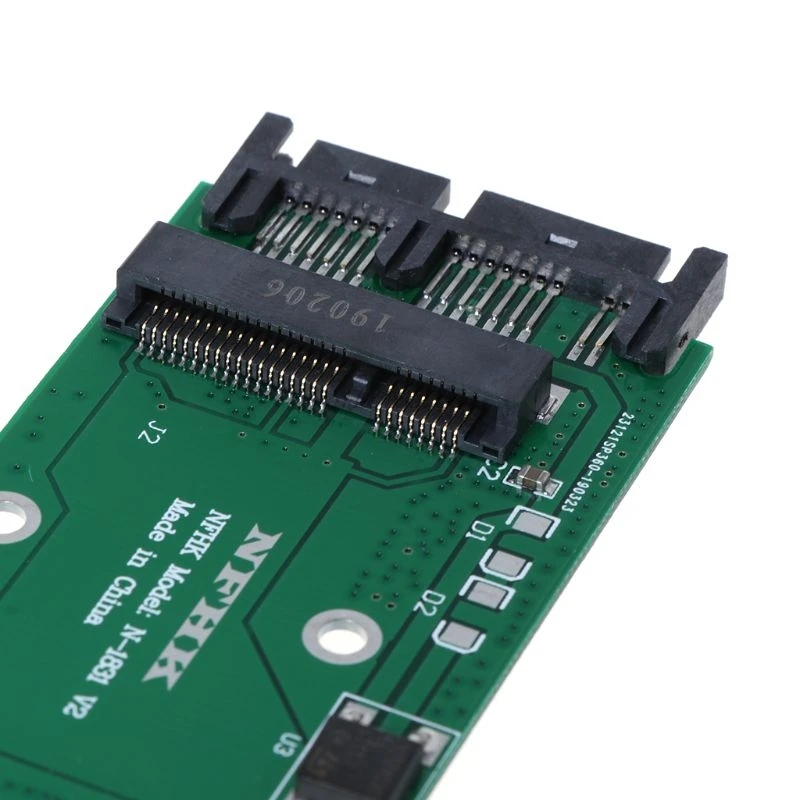 переходник mini pcie pci e msata ssd на micro sata 18 дюйма