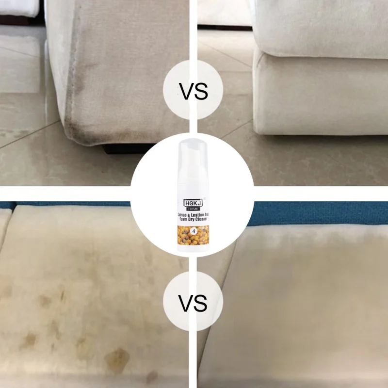 

New 50ML Multi-purpose Cloth Sofa Foam Dry Cleaner Portable Household Cleaning Chemicals For Living Room Hotel Leather Carpet
