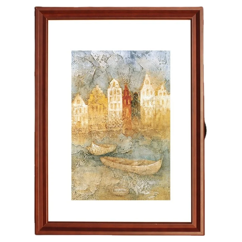 

Simple and Modern Three-Dimensional Wall-Mounted Photo Frame with Any Size of Solid Wood Can Be Customized.