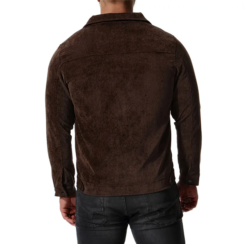 

Men's jacket 2020 autumn new men's casual jacket corduroy slim jacket jacket spot wholesale Mens Fashion Outerwear Windbreaker