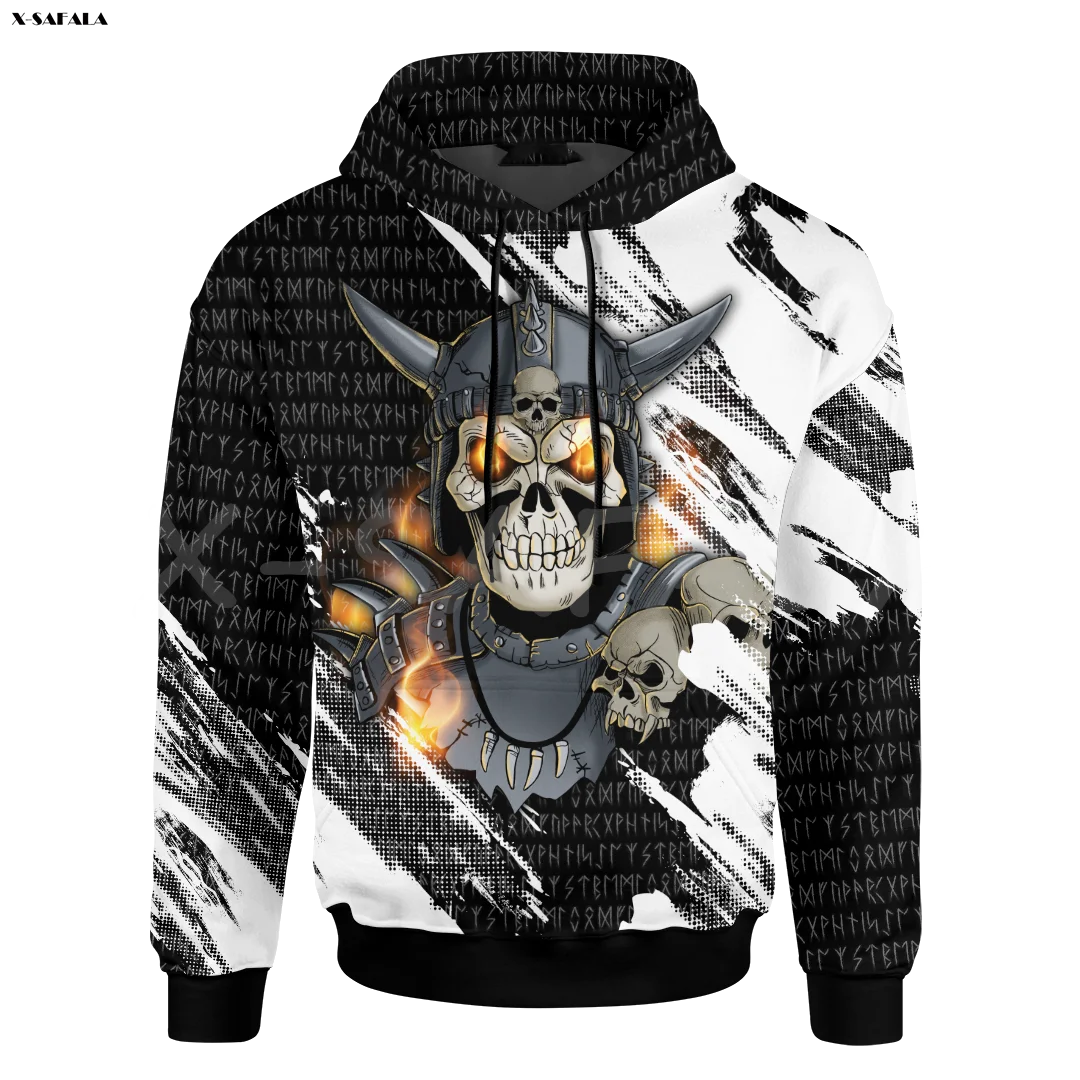 Толстовка Berserker Мужская/женская с 3D-принтом пуловер на молнии свитшот рисунком