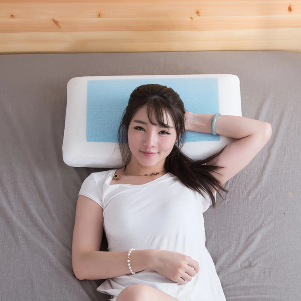 Ортопедическая подушка для сна охлаждающая медленно восстанавливает форму из