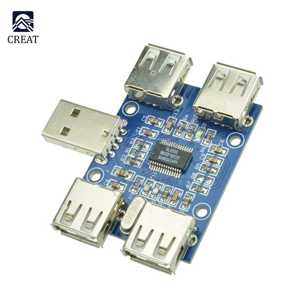 USB-концентратор DC 5 В 4 разъема | Электронные компоненты и принадлежности