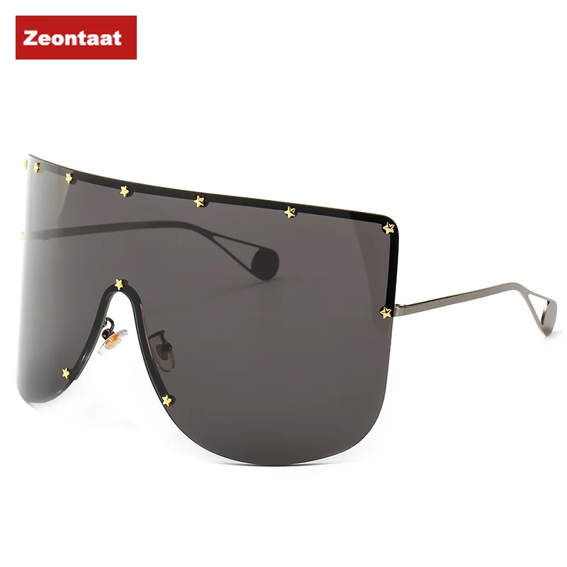 Zeontaat большие роскошные квадратные солнцезащитные очки со звездами женские