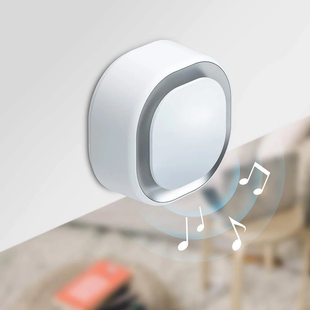 Умный дверной звонок Z Wave Plus для домашней безопасности со светодиодной