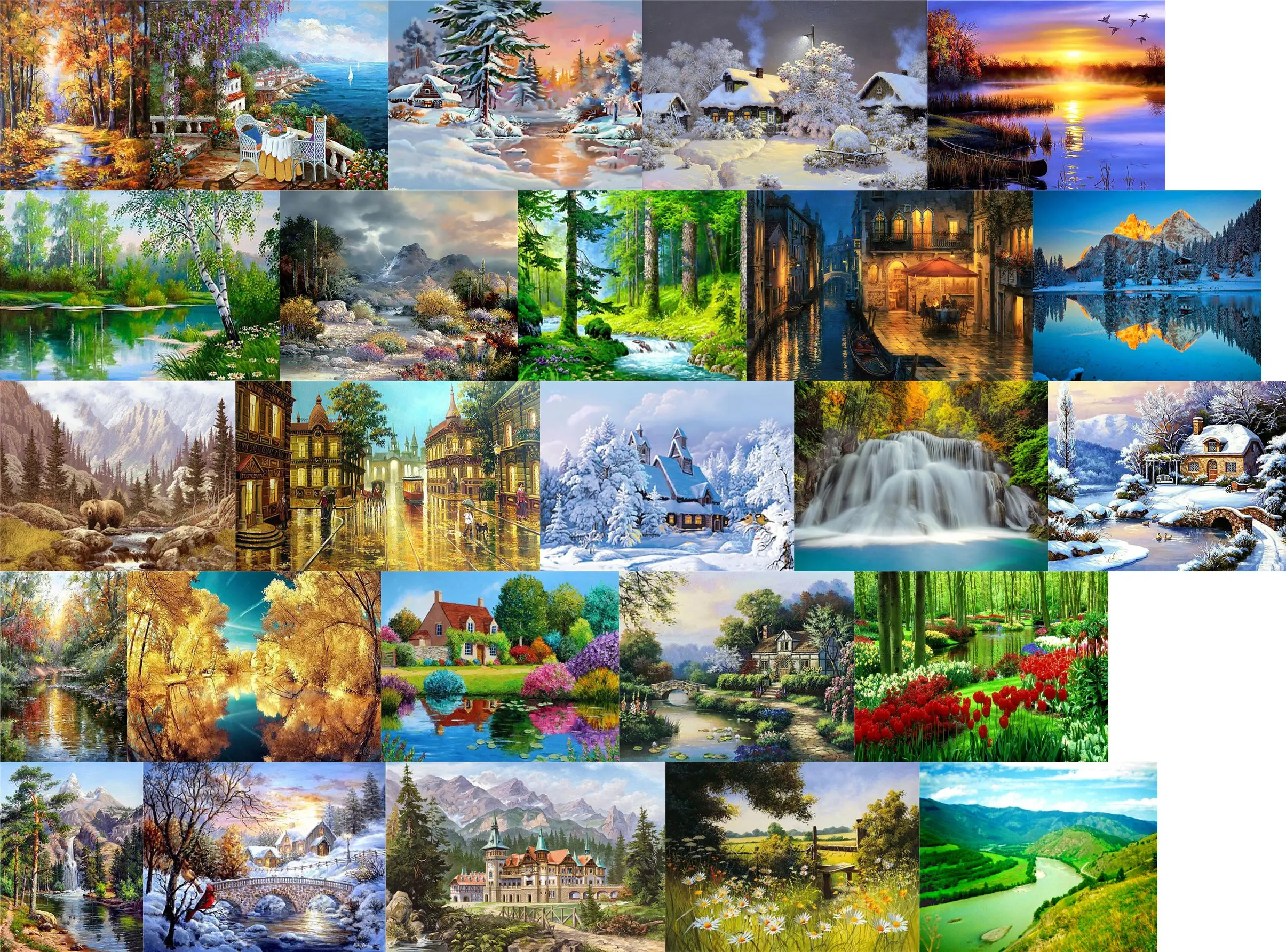 

Landscape Igloo Tree Bird cross stitch kit people 18ct 14ct 11ct count canvas stitches embroidery DIY handmade needlework