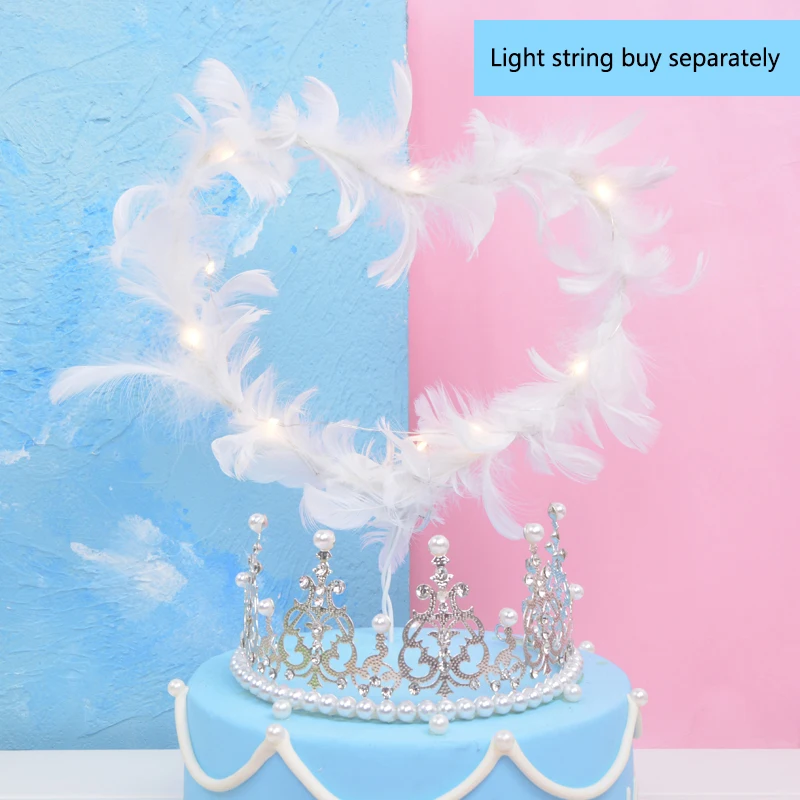 

Hawaiian Beach Swan Wing Cupcake Topper Happy Birthday Party Decor Kid Tropical Pink Flamingo Cake Decor Summer Wedding Birthday