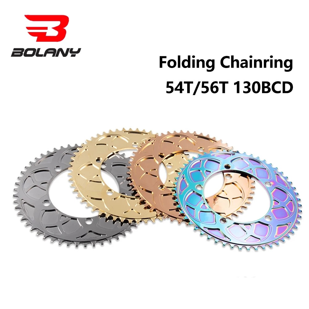 BOLANY 130 BCD складной велосипедный кривошипный комплект звездочка положительный