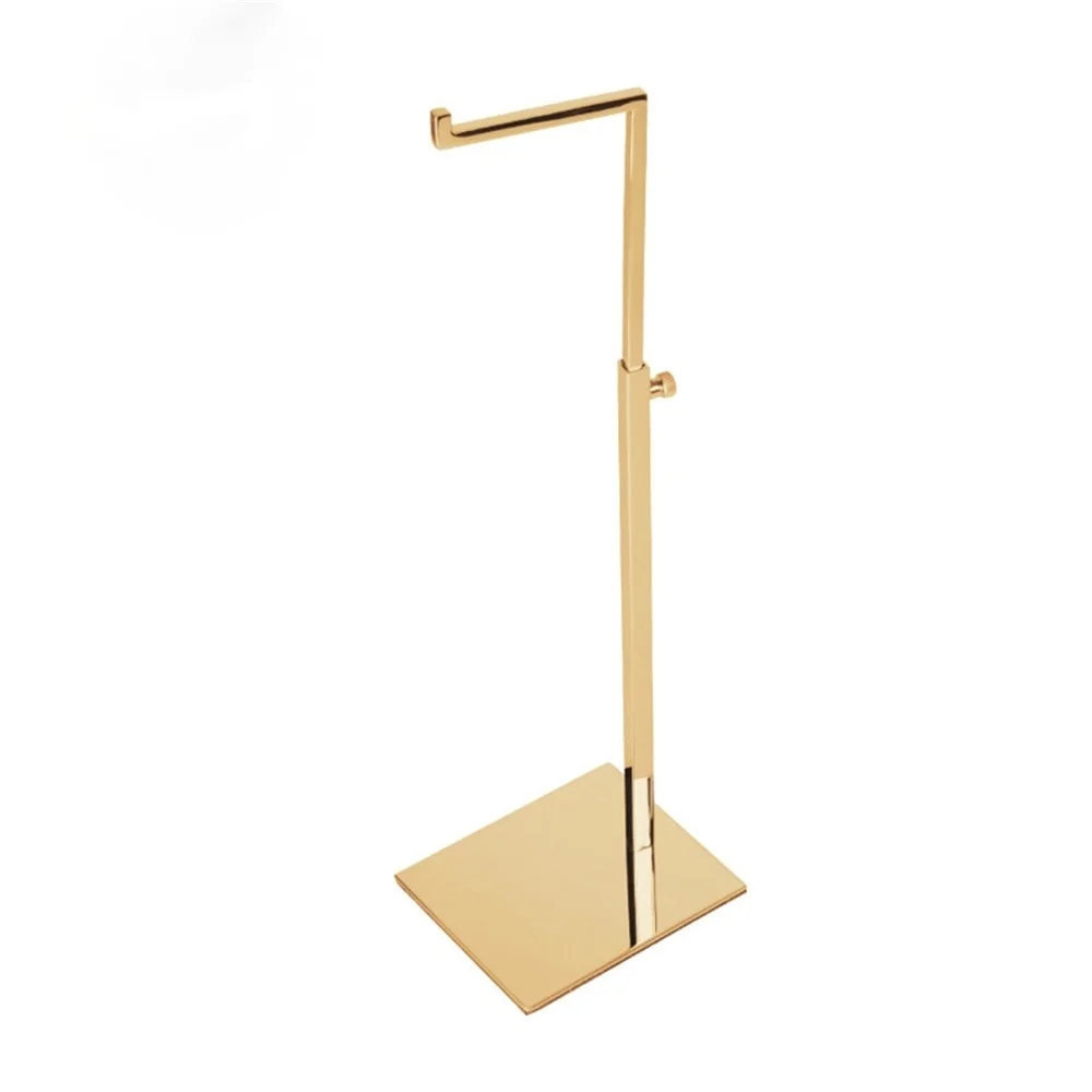 

1pcs Stainless Steel Handbag Display Stand Mirror Matte Silver Bag Sign Holder