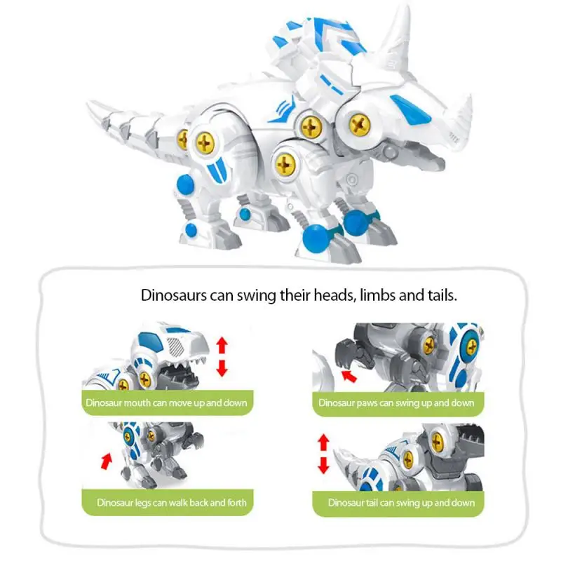 

DIY Disassembly Assembly Dinosaur Toy Set Screw Nut Combination Assembling Dinosaur Model Educational Toy For Children Kids Gift