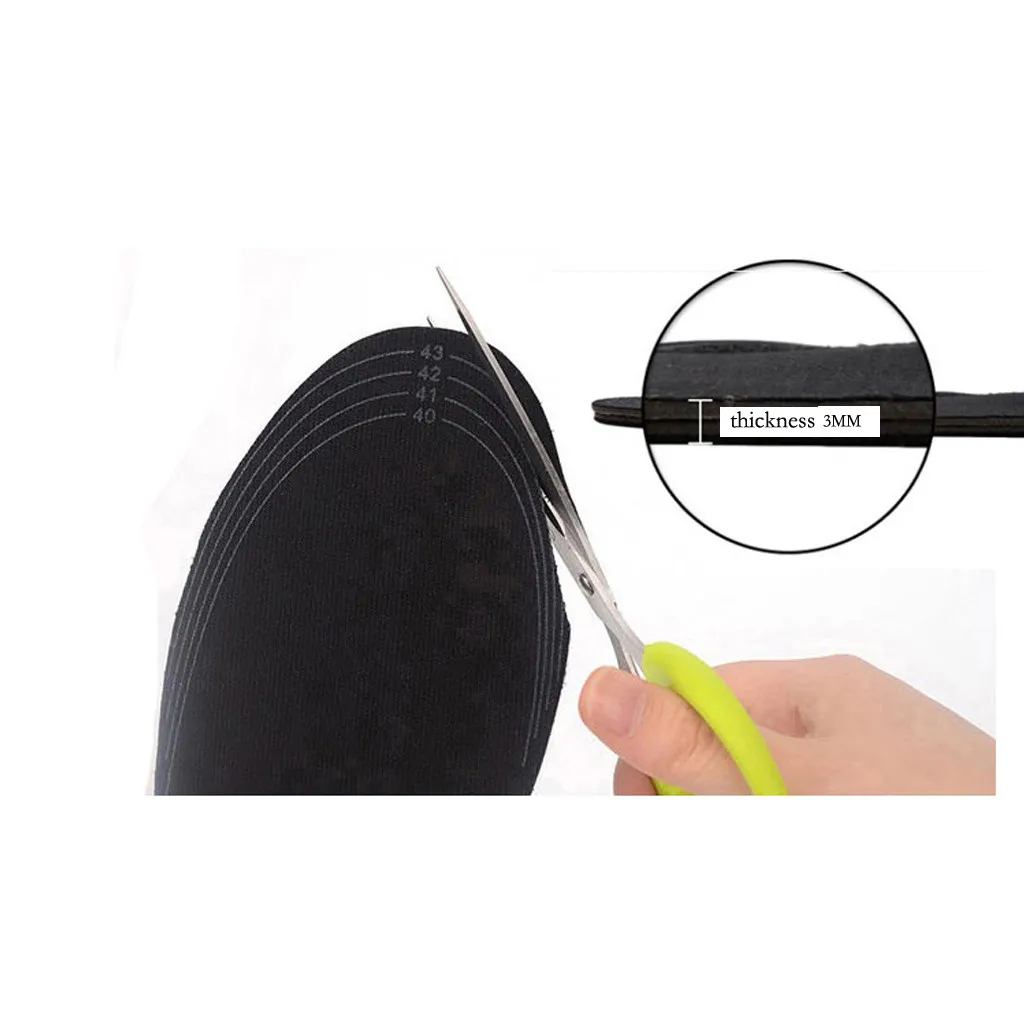 Стельки для обуви с подогревом от USB подогреватель ног коврик носков зимних видов