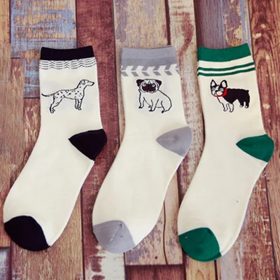 3 пары/Лот милые Мультяшные носки летние модные женские с забавными животными