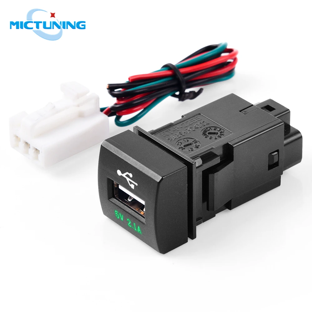 

Автомобильное зарядное устройство micтюнинг, 2018 А, USB, со светодиодным индикатором