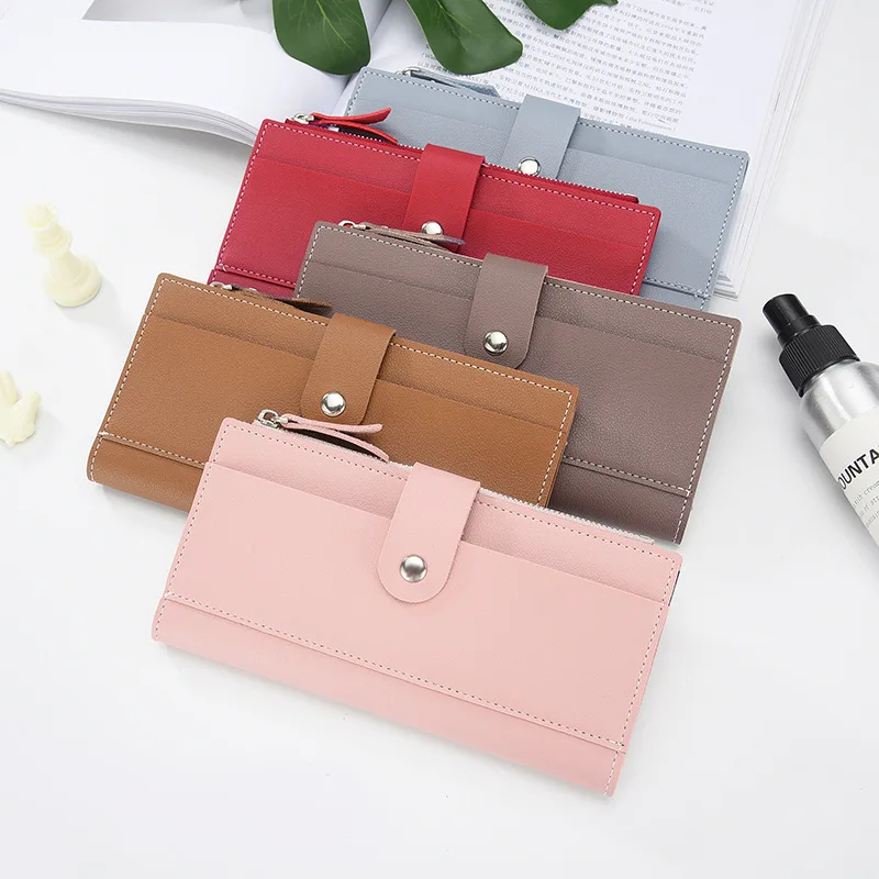 

women's wallet Long leather wallet hasp cartera mujer Hot Sale carteira feminina Ladies Card Bag 2020 Female Teenage Pocket