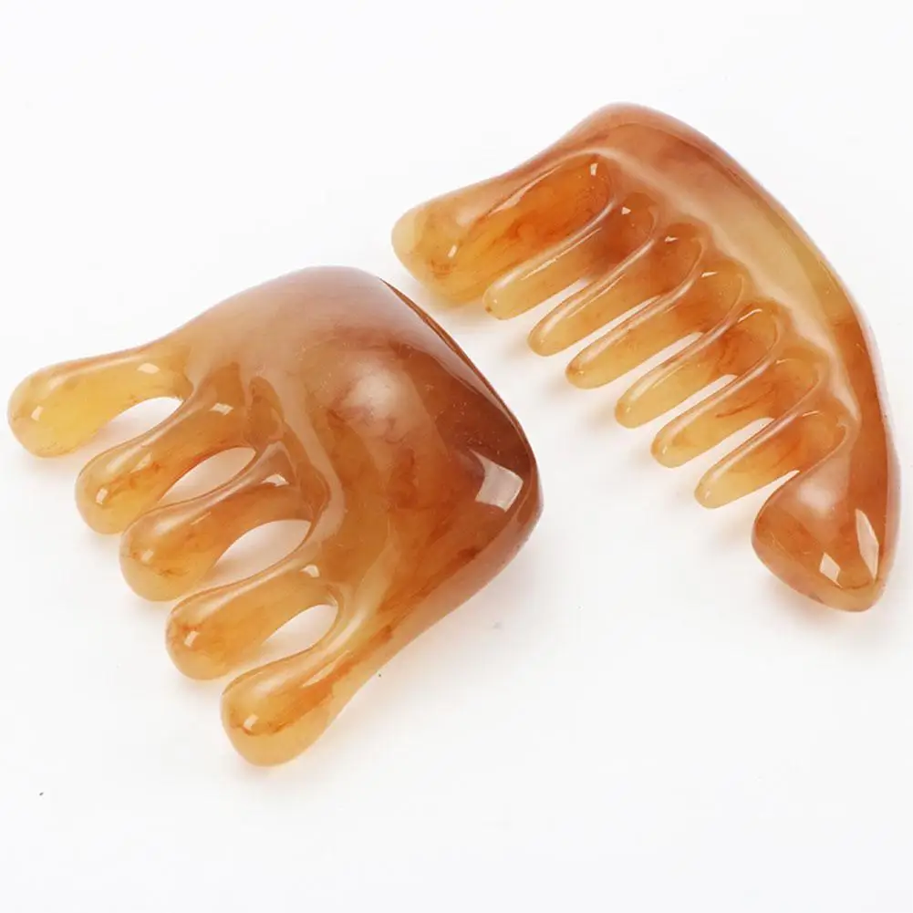 

Wide Teeth Massage Comb Head Face Body Gouache Scraper Scalp Meridian Relax Tool Acupuncture Therapy Gua sha Board Health Care