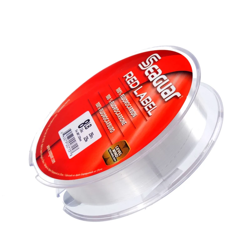 Seaguar Красная этикетка оригинальная 100% фторуглеродная леска 6lb 8lb 10lb 12lb морская или