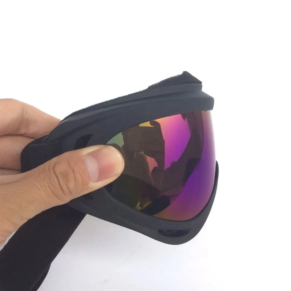 

Winter Snow Sports Skiing Snowboard Snowmobile Anti-fog Goggles Windproof Dustproof Glasses Anti-fog Mirrored Lens Goggles