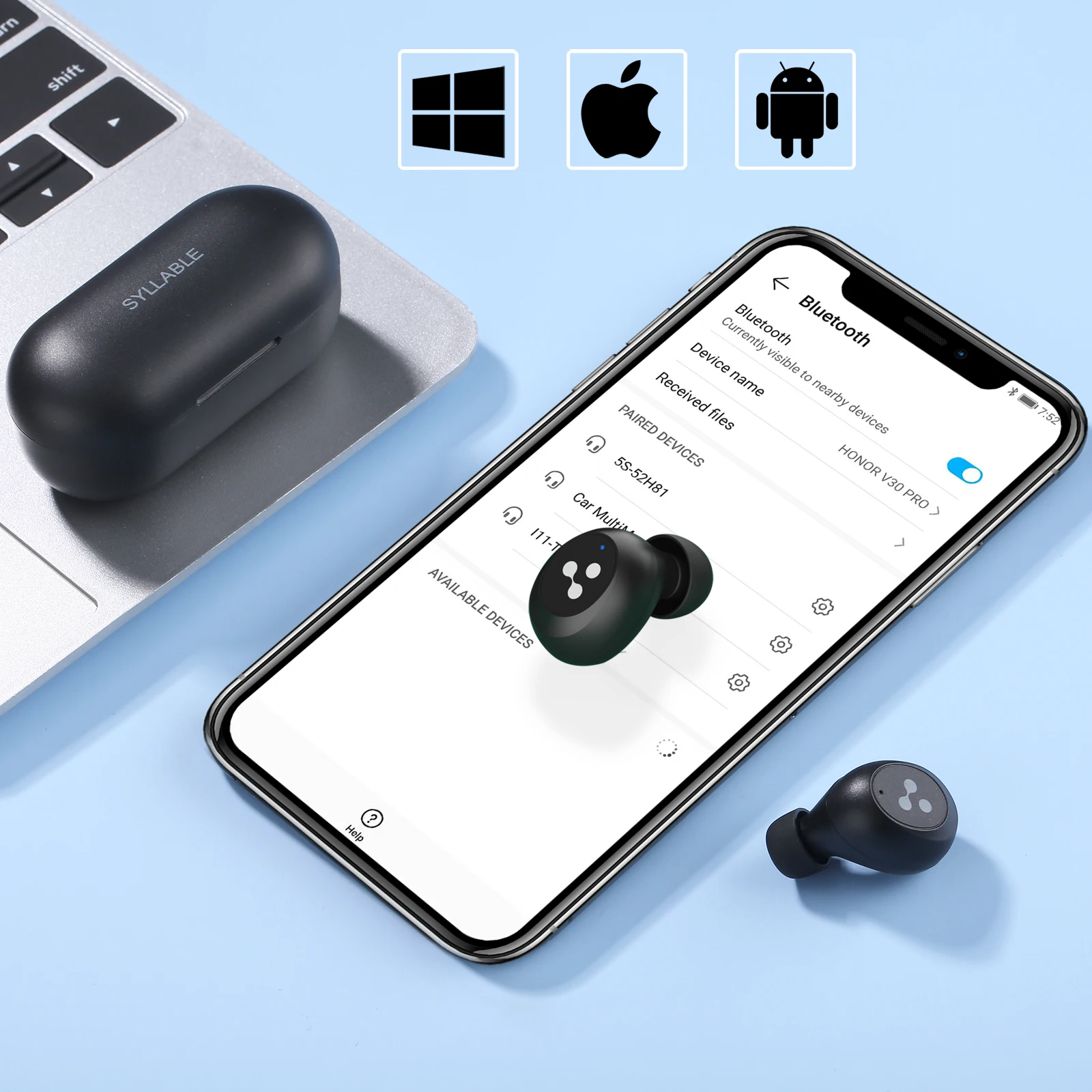 Беспроводные стереонаушники Syllable S103 TWS наушники с переключением режима для