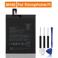 replacement battery for xiaomi mi pocophone f1 bm4e rechargeable phone battery 4000mah