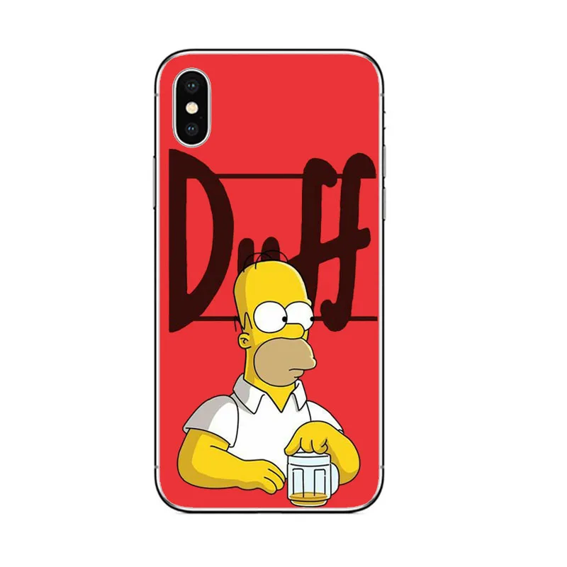 Чехол для телефона Homer J. Simpson silico TPU чехол iPhone 5 5S SE 6 6s 7 8 PLUS X XR XS MAX fashion Bart phone shell coque |