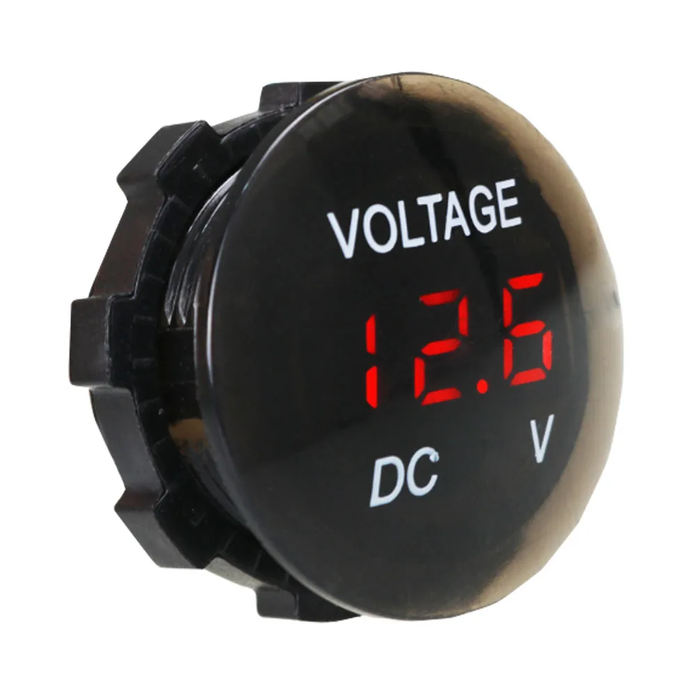 Водонепроницаемый Вольтметр для мотоциклов измеритель напряжения со
