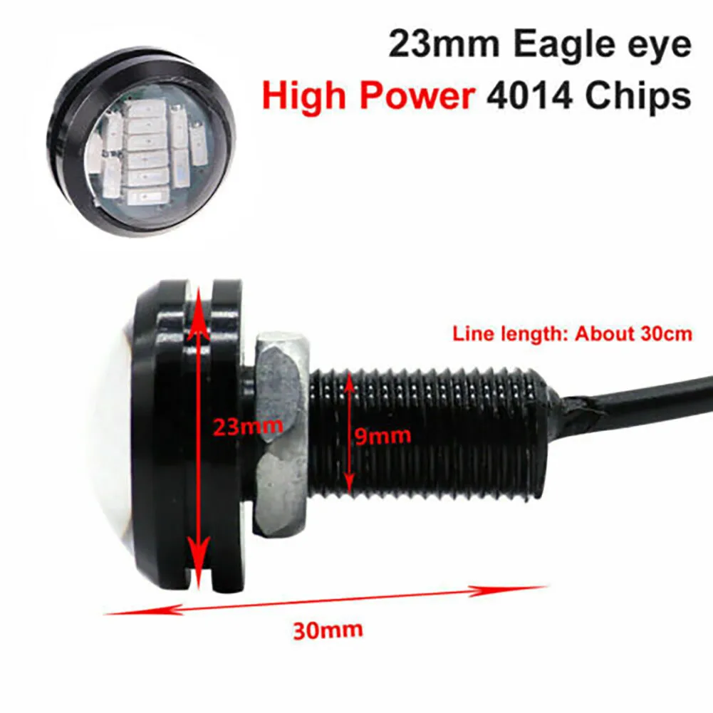 

10pcs Eagle Eye 15W Lights Accessories Backup Daytime Running Rock Lamp