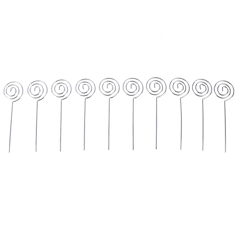 10x металлический проводной держатель для визитных карточек памятная фотография