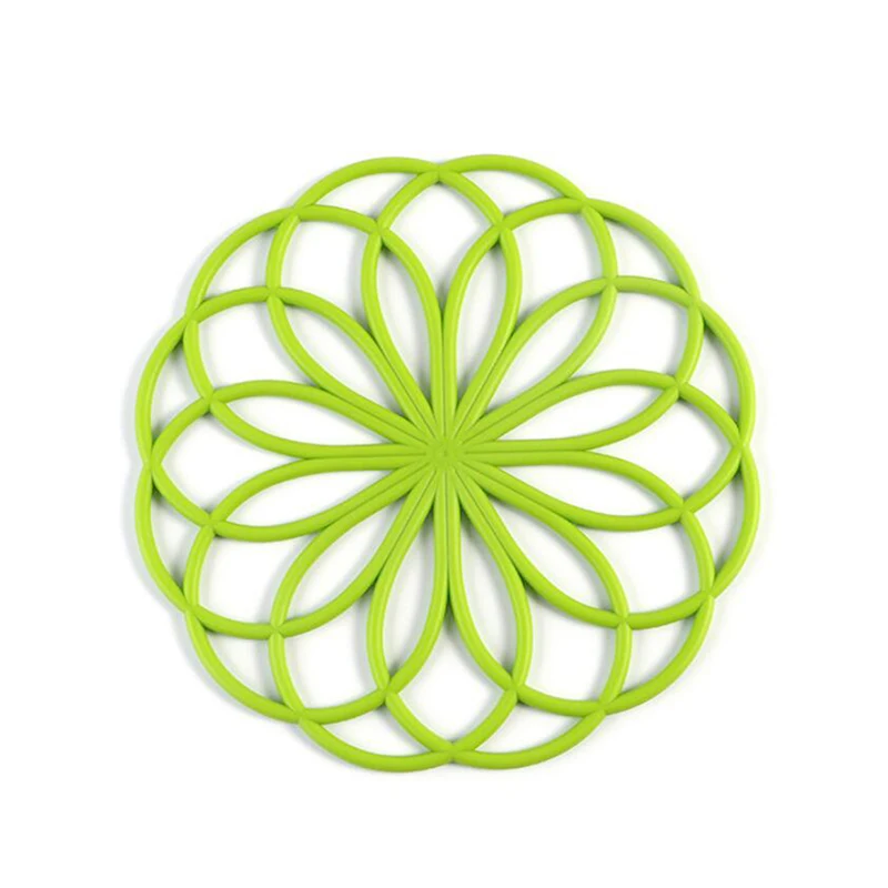 Креативный цветочный Подставка под напитки из пищевого силикона термостойкий