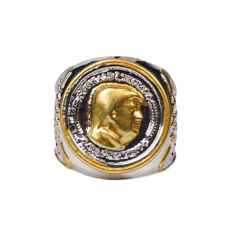 

Уникальное мужское кольцо "Make America Great Again" президент США Трамп Ювелирное кольцо размер 7-11