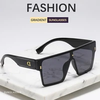 large frame retro women sunglasses square female fashion trend sun glasses gradient color polarized uv400 luxury brand designer