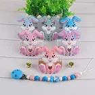 1 шт., силиконовый Прорезыватель для зубов, без БФА