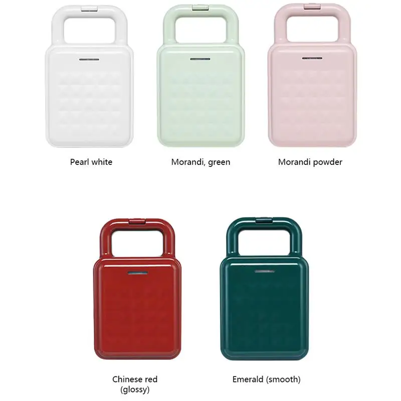 

Sandwich Maker Breakfast Machine Electric Iron with Non-Stick Plates Mini Sandwich Toaster Kitchen Frying Pan for Meat Egg