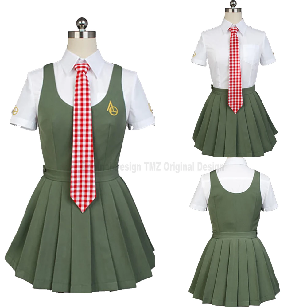 Супер Danganronpa Dangan Ronpa 2 Mahiru Koizumi Косплей Костюм Униформа жилет юбка рубашка галстук
