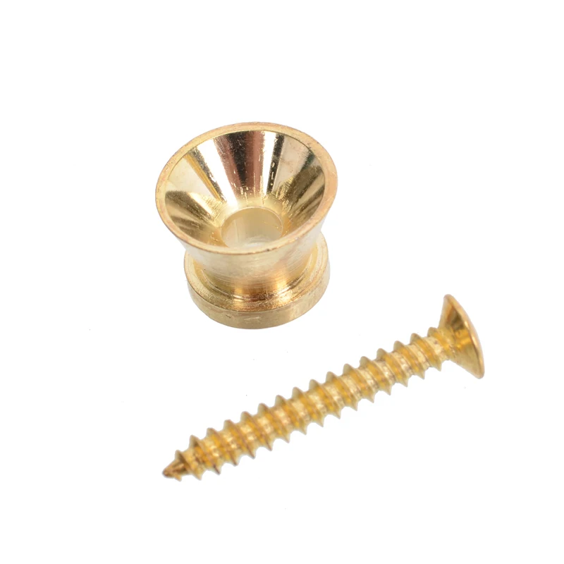2 teilelos elektrische bass gitarre strap lock metall ende tasten goldschwarzsilber straplock locking pegs pins free global shipping