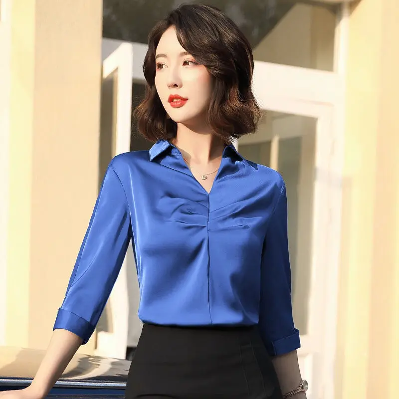 

Summer New Shirt Women Korean-Style Fashion Women Shirt Temperament Top S-3XL