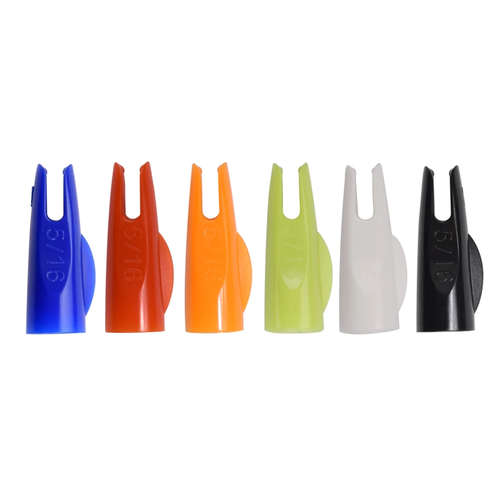 

100 pcs N5/16 Arrow Nock for O.D. 8mm Wooden Arrows Shaft Archery Outdoor Sports Hunting Accessories