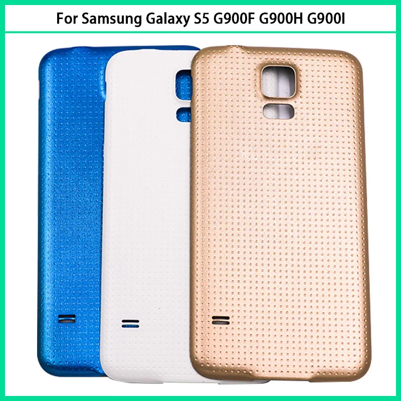 Для Samsung Galaxy S5 G900F G900H G900I G900 i9600 пластиковая средняя часть + задняя крышка батареи