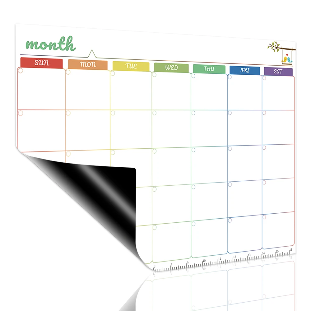 Магнитная доска эргономичный планировщик белая домашний план наклейка на