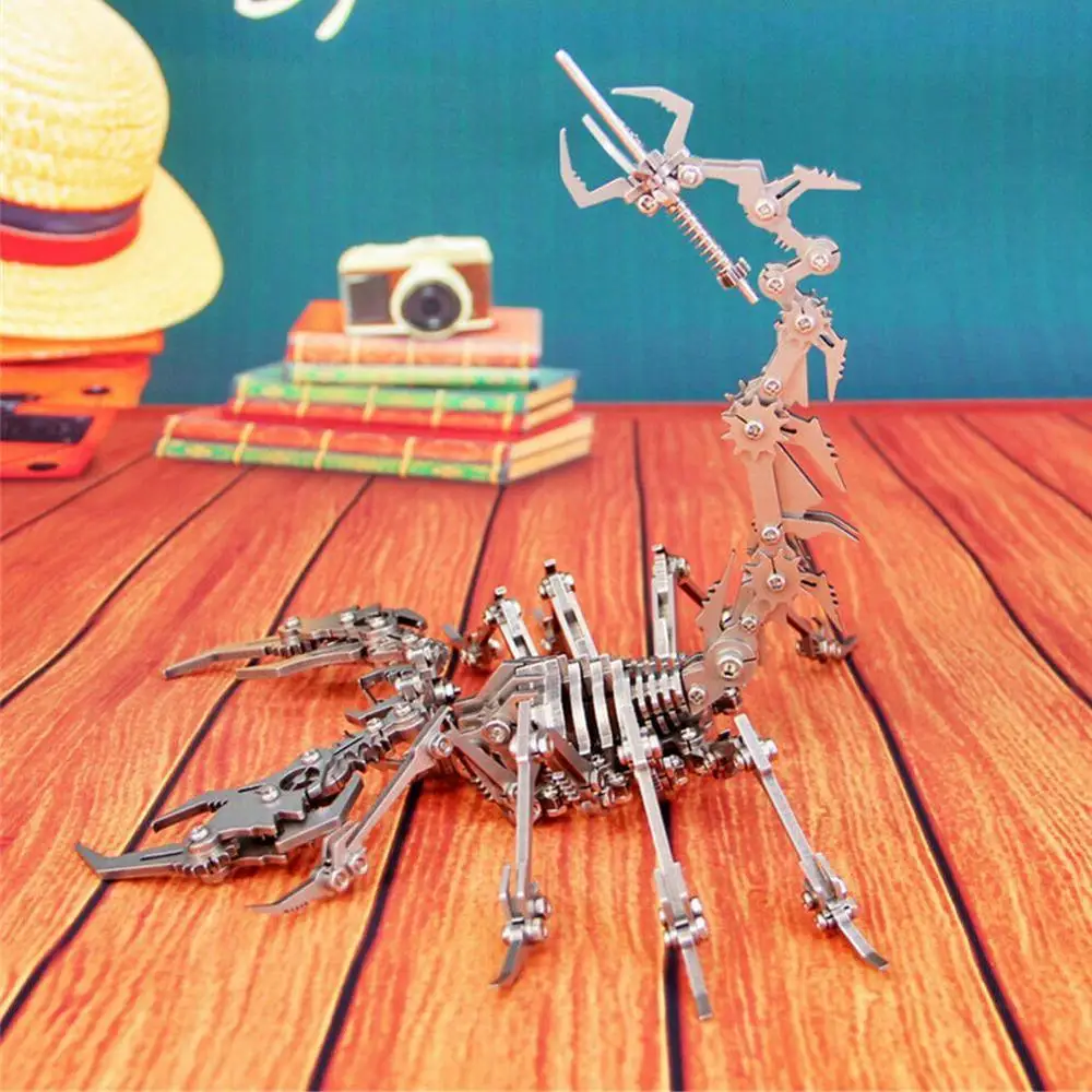 

DIY 3D Scorpion Metal Puzzle The Model DIY Cut Assemble Jigsaw Toy Desktop Decoration Gift For Audlt kids Assembled model