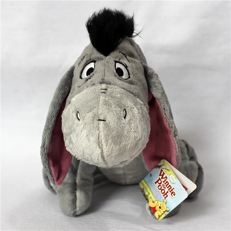 Классическая Ретро серая Eeyore Donkey Stuffe 36 см мягкая плюшевая игрушка-животное кукла