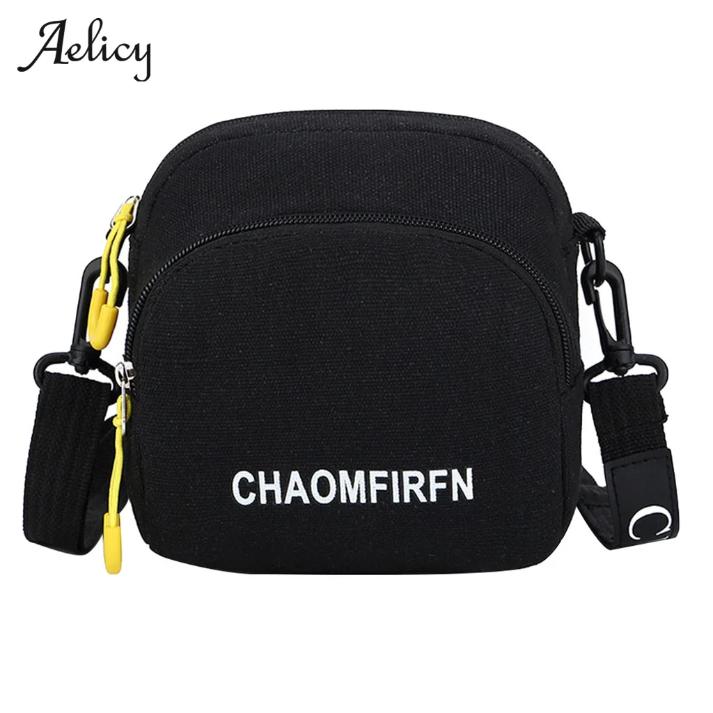 Aelicy Женская однотонная Повседневная Холщовая Сумка в японском стиле маленькая