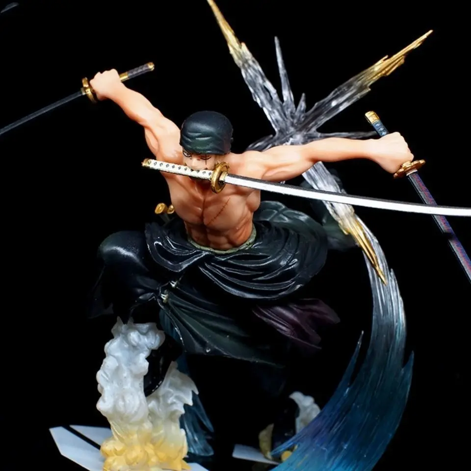 

One Pi 20cm Anime Figure Roronoa Zoro 1/8 Three-blade Sa-maximu m Manga Anime Statue PVC Action Figure Collection Model Toys