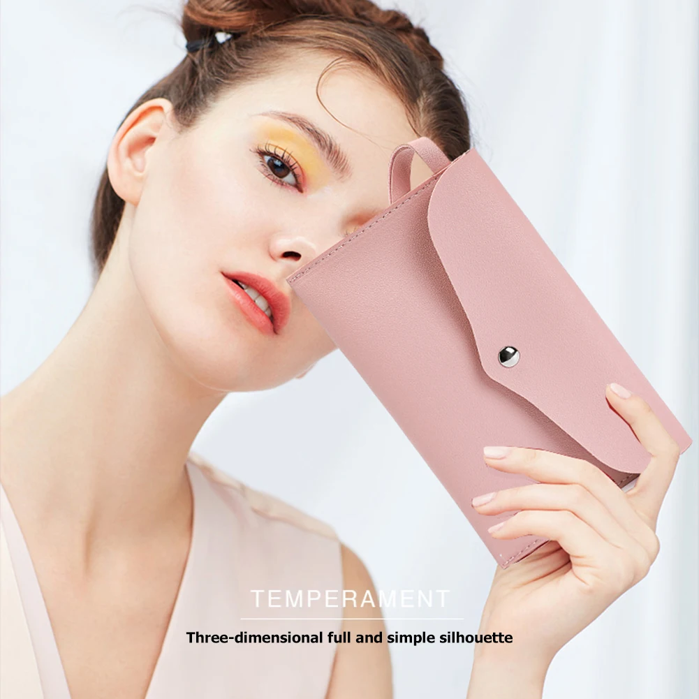 

Женские кошельки из искусственной кожи, кошелек с держателем для карт, женский классический клатч, сумка для телефона, женские вместительны...