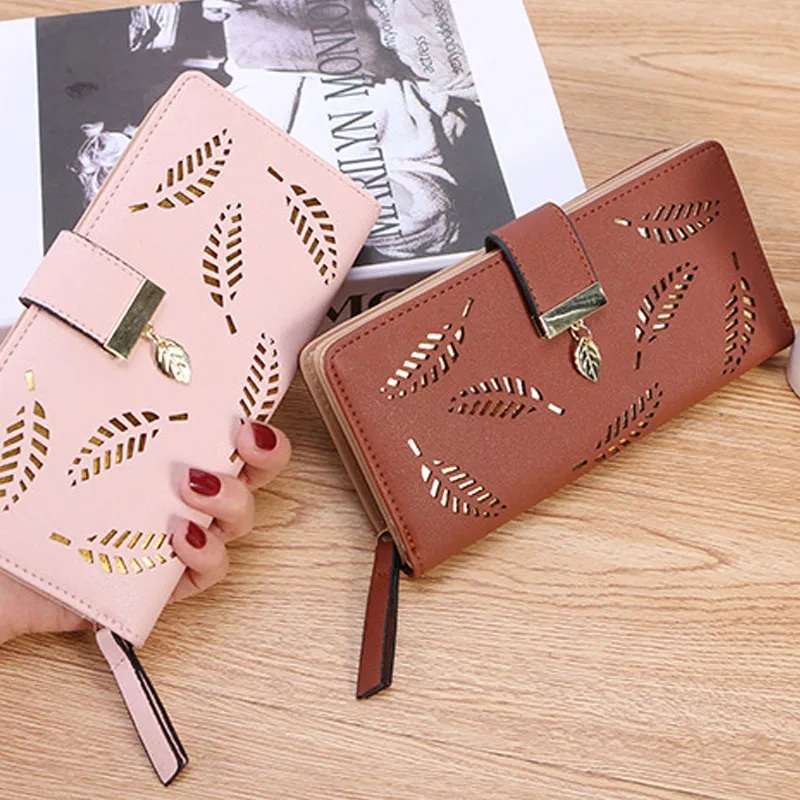 Новое поступление женский кошелек RFID Блокировка скраб кожа мульти держатель для