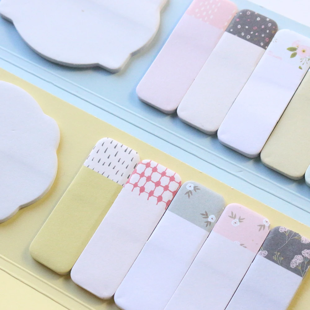 Оригинальный креативный мультяшный цветочный дизайн Domikee индексный ярлык липкий