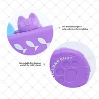 cat fetch tracks toy plastic flying propellers disc saucers spinning shooter interactive tools dog pet chaser exerciser p15d