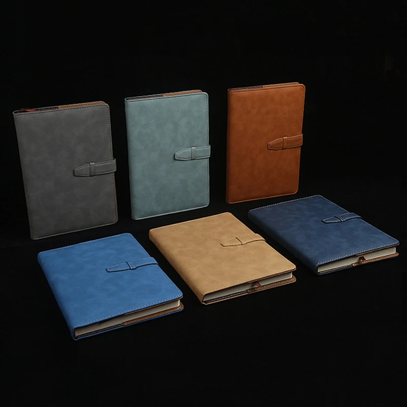 Блокнот для записей кожаный деловых встреч A5 бумажная леска блокнот